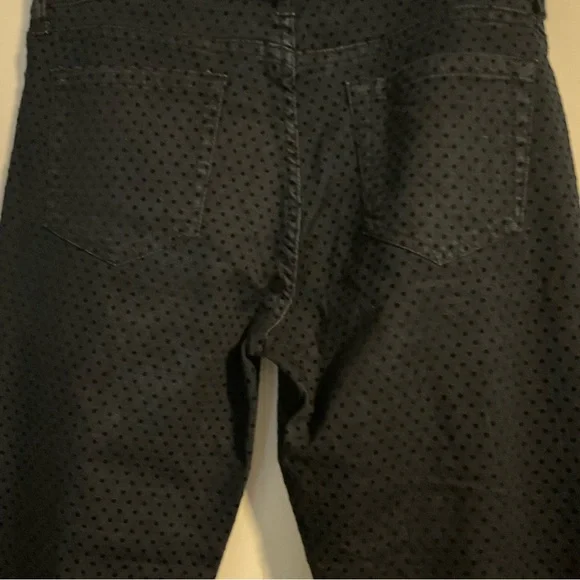 Kut from the Kloth Dianna Skinny Indigo Velvet Polka Dot Jeans Size 8; NWT’s. - Picture 10 of 16